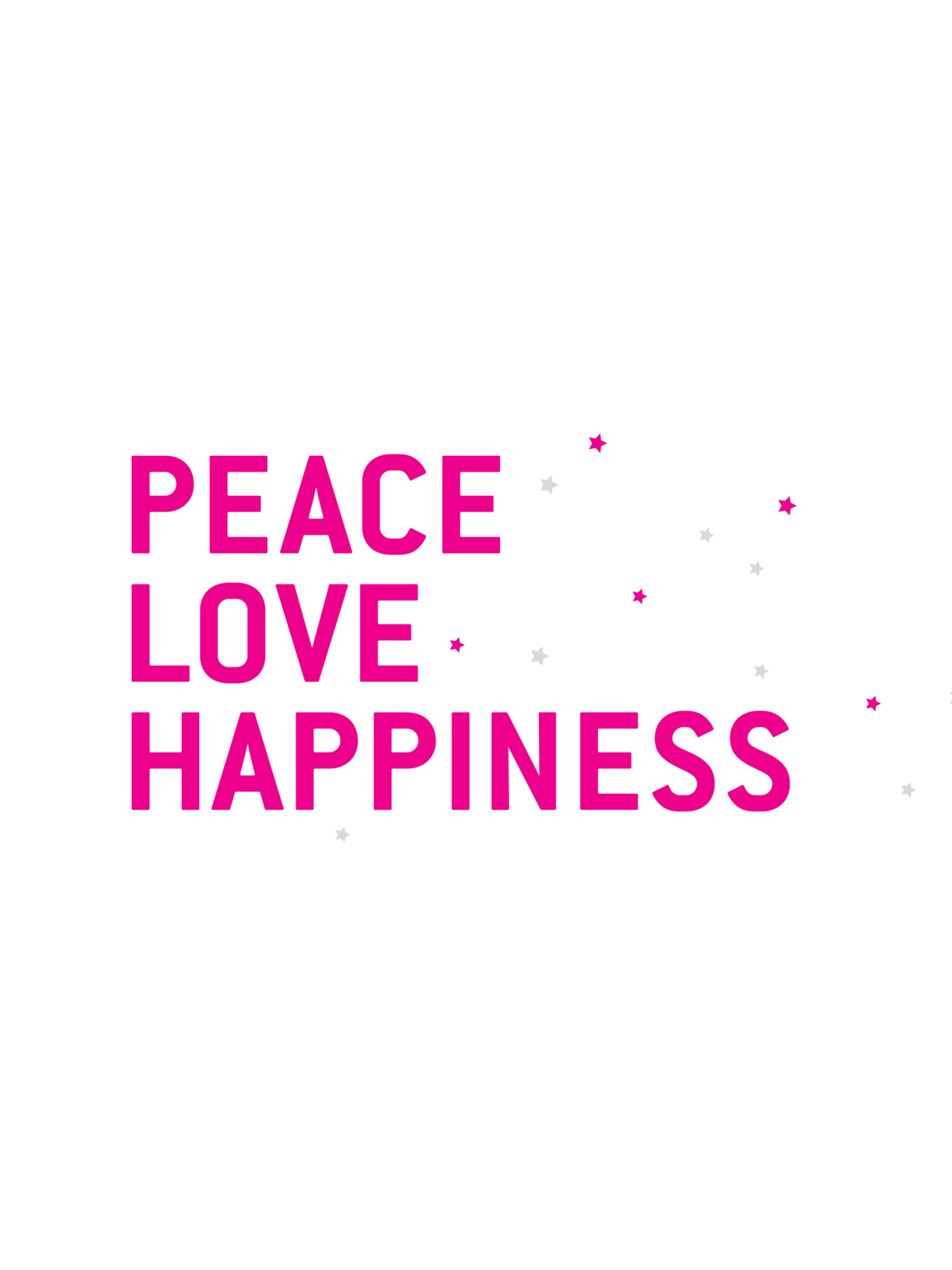 PEACE, LOVE, HAPPINESS » Studio Rakete